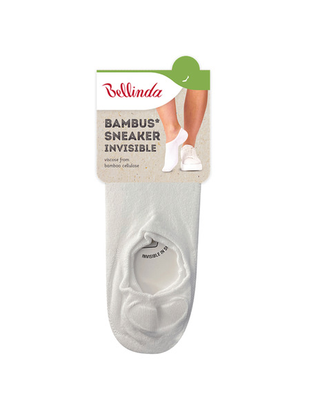 Bellinda BAMBUS SNEAKER SOCKS - Ženske nevidne nogavice - bela