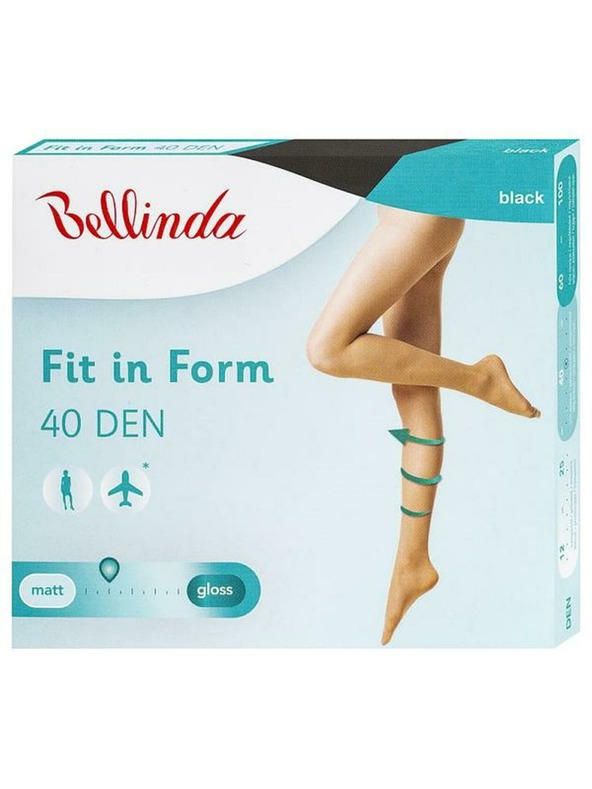 Bellinda FIT IN FORM 40 DEN - Čarape za utrujene noge - črna