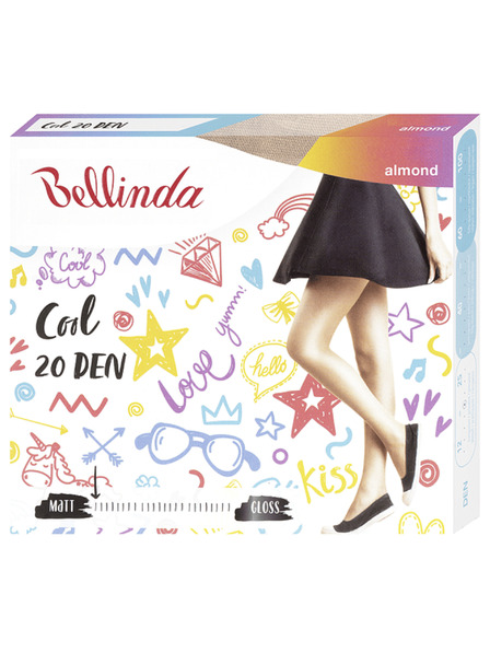 Bellinda COOL 20 DEN - Modne najlonske gatice - almond