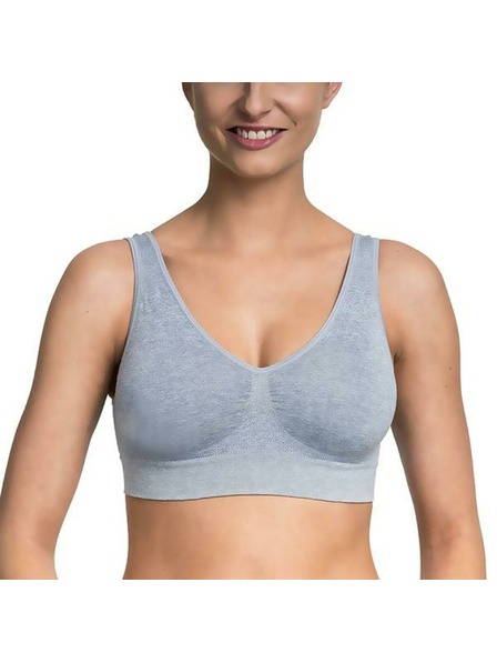 Bellinda EASY BRA - Ženska nedrčnica brez kosti športnega tipa - siva