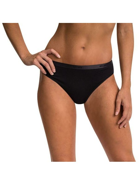 Bellinda Black Bellinda Ženske bombažne spodnje hlačke z mini lističi