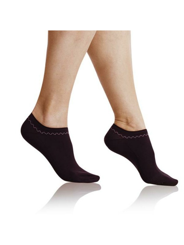Bellinda Črne ženske nogavice Bellinda FINE IN-SHOE SOCKS