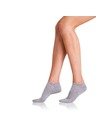 Bellinda Komplet dveh parov ženskih nogavic v sivi barvi Bellinda COTTON IN-SHOE SOCKS 2x