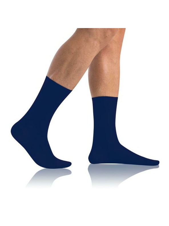 Bellinda Temno modre moške nogavice Bellinda BAMBUS COMFORT SOCKS