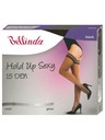 Bellinda Črne ženske nogavice BELLINDA Hold Up Sexy 15 DEN