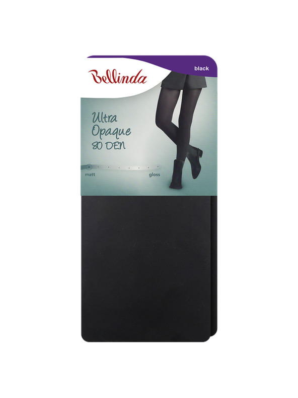 Bellinda ULTRA OPAQUE 80 DEN - neprosojne nogavice - črne