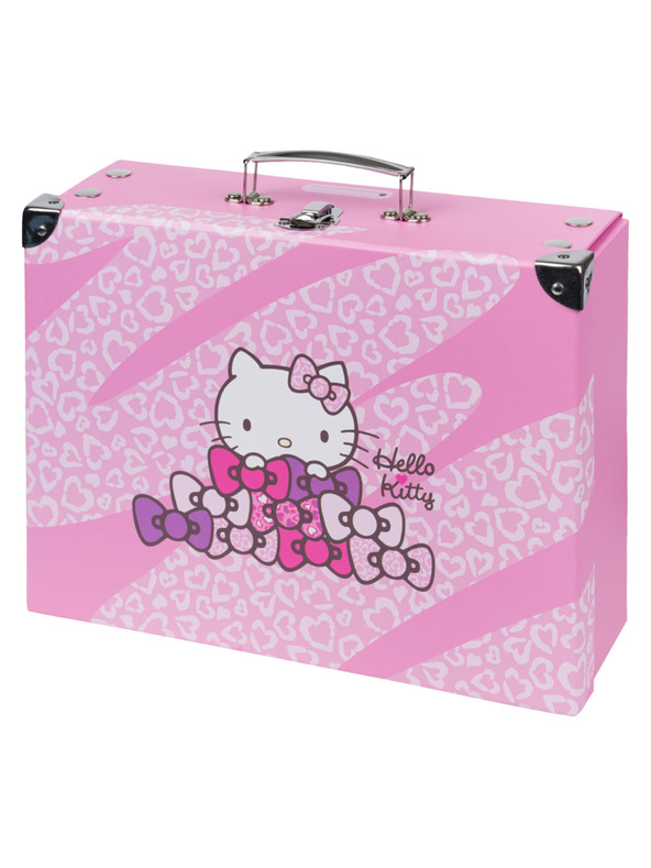 BAAGL  BAAGL Zložljiva šolska torba Hello Kitty Sweet Leopard z okovi