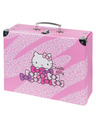 BAAGL  BAAGL Zložljiva šolska torba Hello Kitty Sweet Leopard z okovi