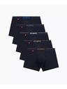 Atlantic 5-PACK Moške spodnjice črne