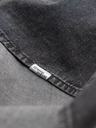 Ombre Clothing Črna moška majica iz džinsa Ombre Clothing