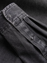 Ombre Clothing Črna moška majica iz džinsa Ombre Clothing