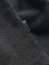 Ombre Clothing Črna moška majica henley Ombre Clothing
