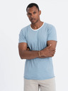 Ombre Clothing Modra moška srajca Ombre Clothing