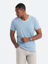 Ombre Clothing Modra moška srajca Ombre Clothing