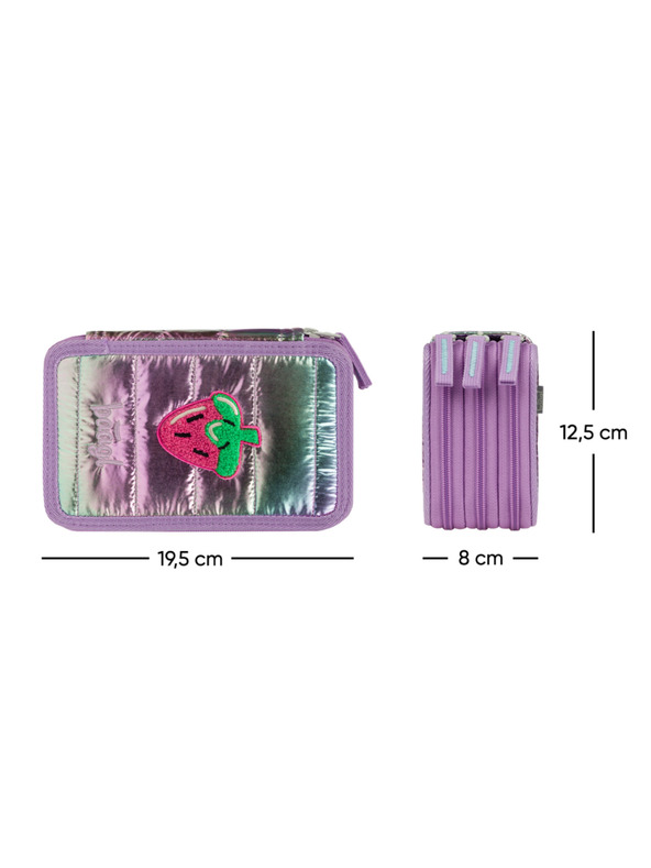 BAAGL  BAAGL Šolski svinčnik tridelen Lavender