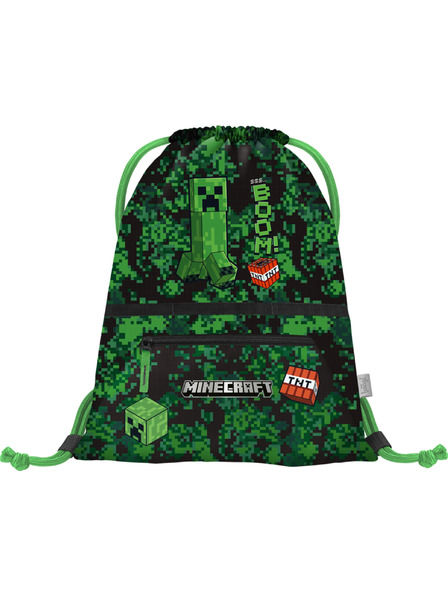 BAAGL  BAAGL Vrečka s žepom Minecraft Boom