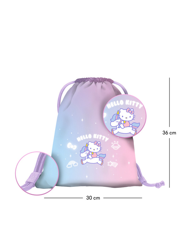 BAAGL  BAAGL Predšolski nahrbtnik Hello Kitty Unicorn GRS