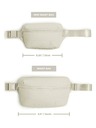 Heys Ledvinka Heys Puffer Mini Waist Bag Off White