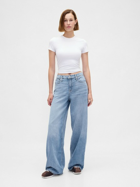 GAP Kavbojke Mid Rise UltraSoft Baggy GAP