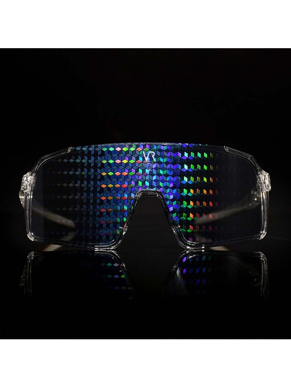 VEYREY VeyRey športove sončna očala Ogharod (hologram Diamant) prosojne obrobe vecbarvna stekla