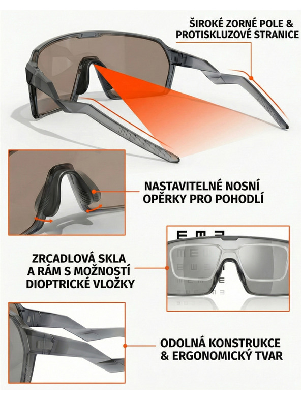 VEYREY VeyRey športové sončna očala Ocli črna obroba zlata stekla