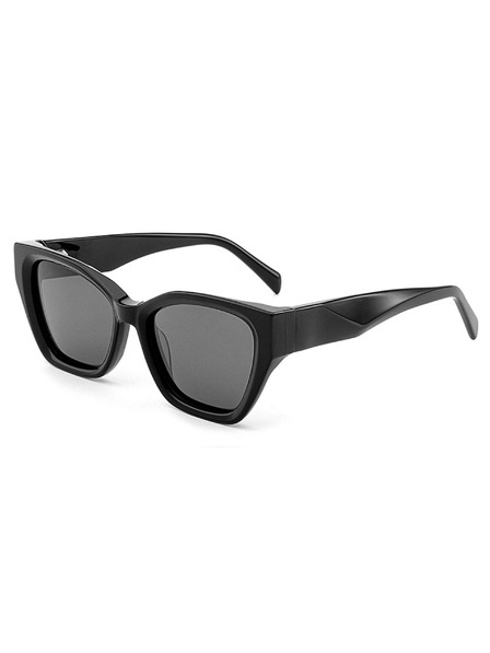 VEYREY VeyRey cat-eye acetatna polarizacijska sončna očala Antitot črna okvirja črna stekla
