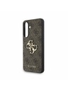 Guess Guess PU 4G Metal Logo Zadnji Pokrov za Samsung Galaxy A56 Brown
