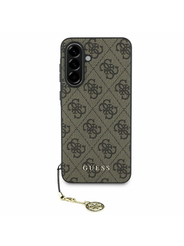 Guess Guess 4G Charm Zadnji Pokrov za Samsung Galaxy A56 Brown