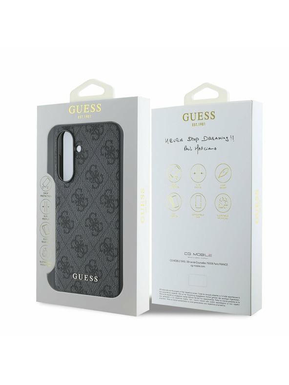 Guess Guess 4G Zadnji Pokrov za Samsung Galaxy A56 Grey