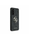 Guess Guess PU 4G Metal Logo Zadnji Pokrov za Samsung Galaxy A56 Grey