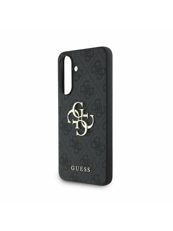 Guess Guess PU 4G Metal Logo Zadnji Pokrov za Samsung Galaxy A56 Grey