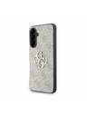 Guess Guess PU 4G Metal Logo Zadnji Pokrov za Samsung Galaxy A56 Pink