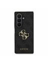 Guess Guess PU 4G Metal Logo Zadnji Pokrov za Samsung Galaxy Z Fold 7 Grey