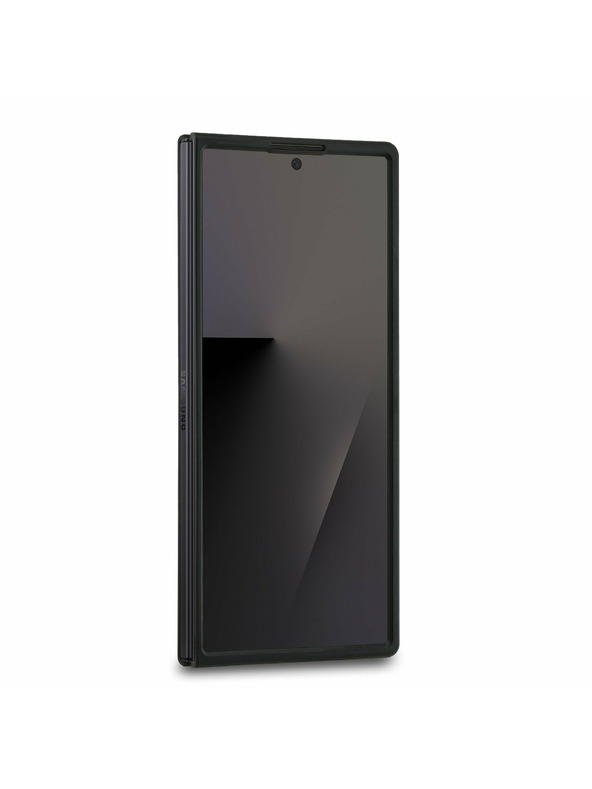 Guess Guess PU 4G Metal Logo Zadnji Pokrov za Samsung Galaxy Z Fold 7 Grey