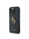 Guess Guess PU 4G Metal Logo Zadnji Ovitek za iPhone 14 Pro Max Grey