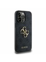 Guess Guess PU 4G Metal Logo Zadnji Ovitek za iPhone 14 Pro Max Grey