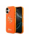 Guess Guess IML 4G Script Metal Logo Zadnji Ovitek za iPhone 17 Orange