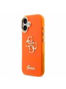 Guess Guess IML 4G Script Metal Logo Zadnji Ovitek za iPhone 17 Orange