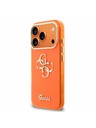 Guess Guess IML 4G Script Metal Logo Zadnji Ovitek za iPhone 17 Pro Orange