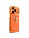 Guess Guess IML 4G Script Metal Logo Zadnji Ovitek za iPhone 17 Pro Orange