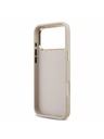Guess Guess PU Leather 4G Metal Logo Gold Frame Zadnji Ovitek za iPhone 17 Pro Max Pink