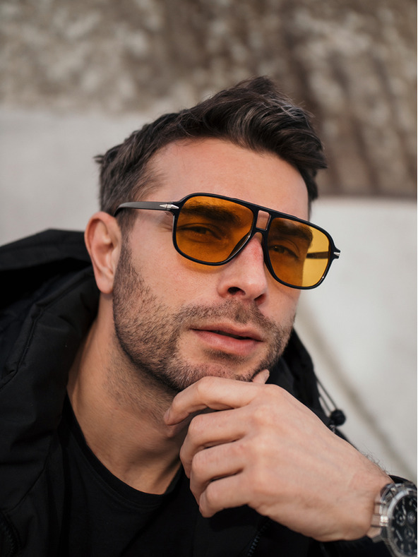 VEYREY VeryRey Sončna očala Ghost Pilot Orange