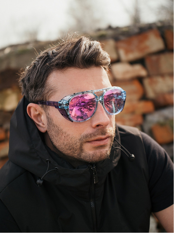 VEYREY Športna polarizirana sončna očala VeyRey Legend Blue and Purple