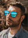 VEYREY Srebrna unisex polarizirana sončna očala Veyrey Tickles