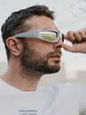 VEYREY Bela unisex športna sončna očala VeyRey Steampunk Istephiel