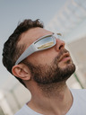 VEYREY Bela unisex športna sončna očala VeyRey Steampunk Istephiel