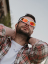 VEYREY Bela unisex športna sončna očala VeyRey Steampunk Gezrel