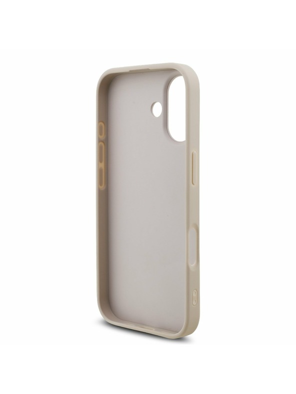 Guess Guess PU 4G Metal Logo Strap Zadnji Ovitek za iPhone 17 Pink