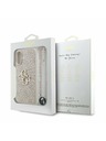 Guess Guess PU 4G Metal Logo Strap Zadnji Ovitek za iPhone 17 Pink