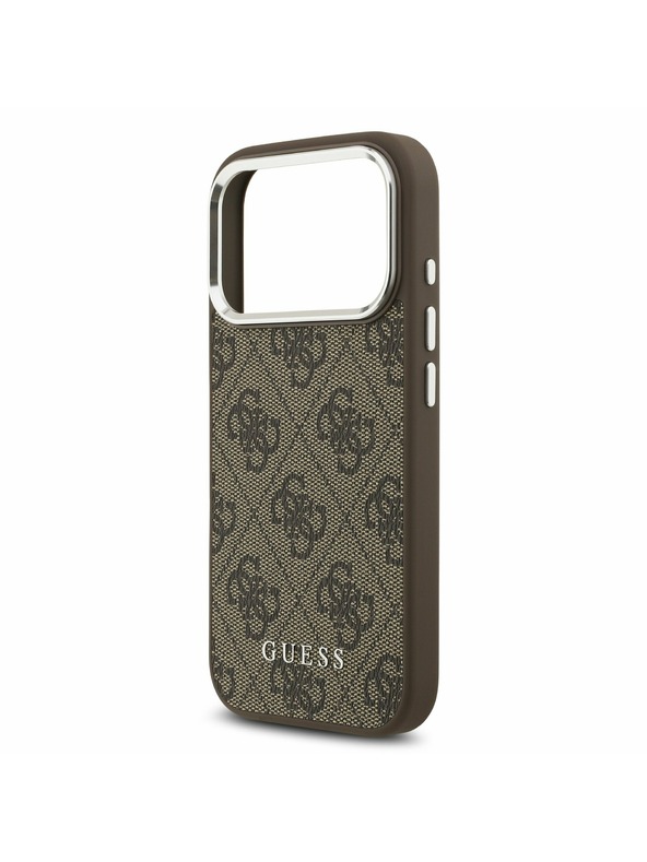 Guess Guess 4G MagSafe Zadnji Ovitek za iPhone 17 Pro Brown